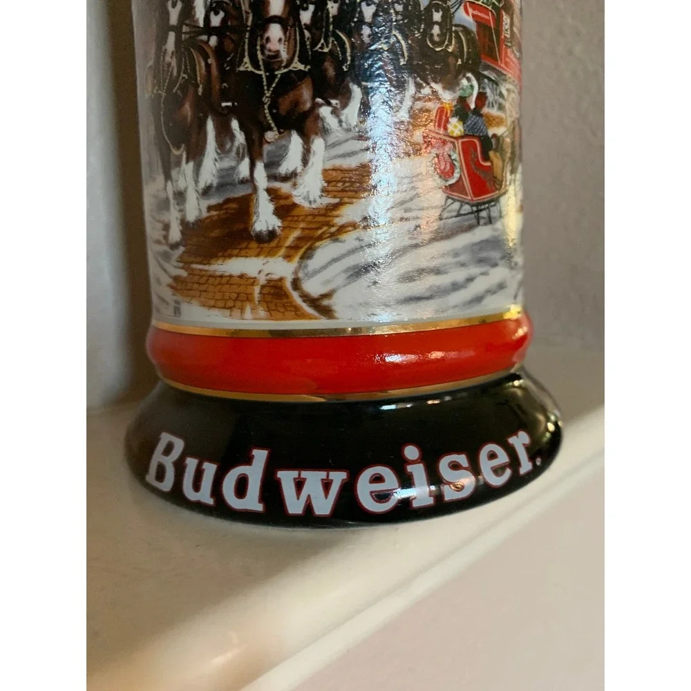 Vintage 1992 Budweiser‎ Beer Stein, Anheuser-Busch Collector Series